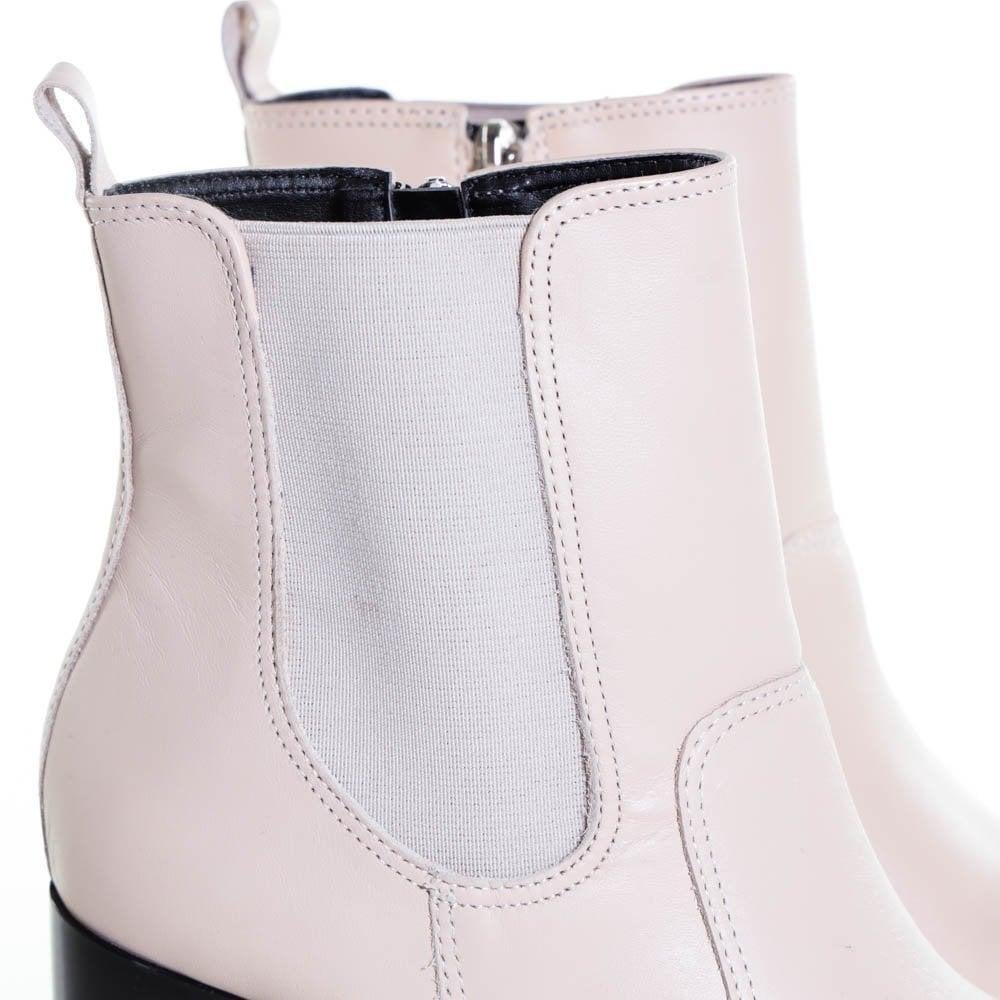Bota Feminina Chelsea Zariff 2216-71244 Vanilla Bege 6