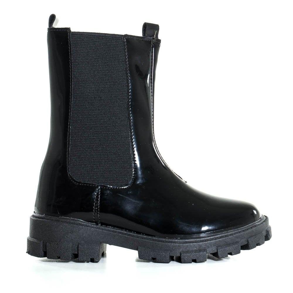 Bota Infantil Menina Xua Xua 240.003 Preta Preto 1