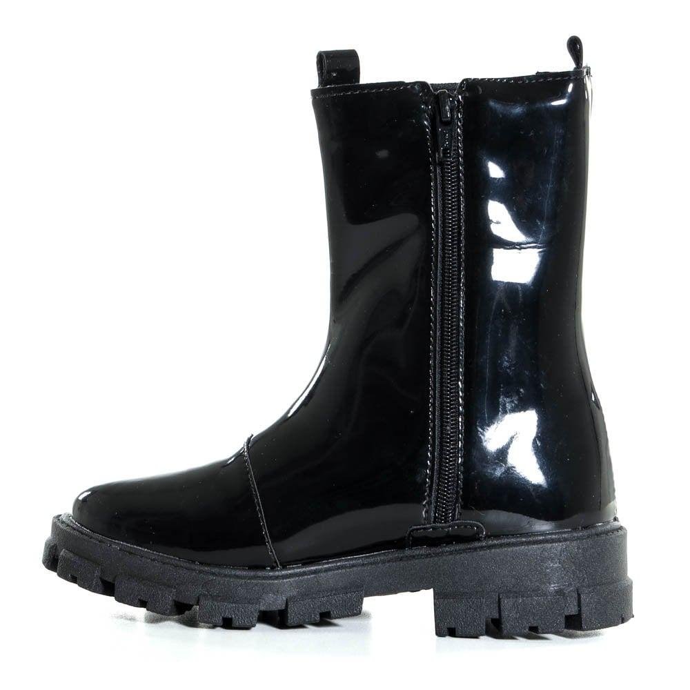 Bota Infantil Menina Xua Xua 240.003 Preta Preto 2