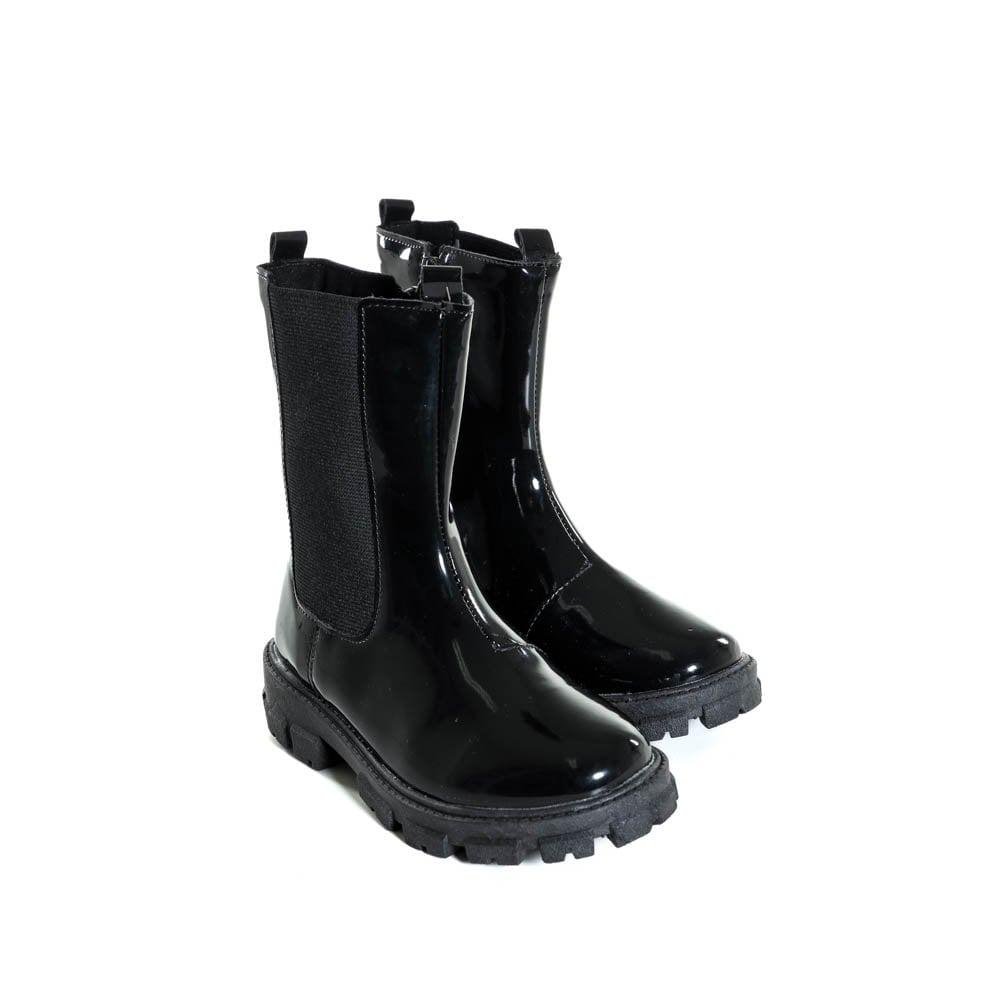 Bota Infantil Menina Xua Xua 240.003 Preta Preto 3