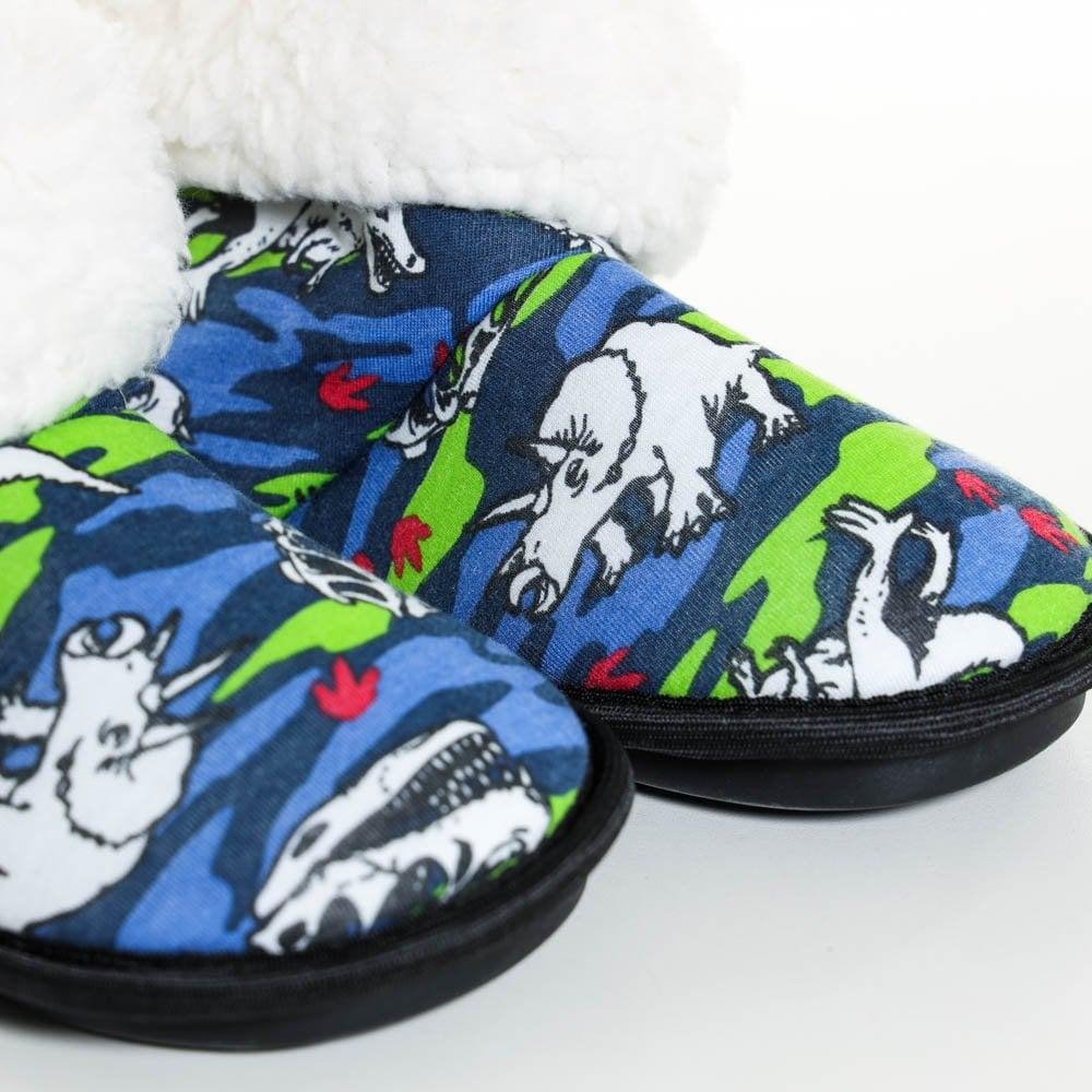 Pantufa Infantil Textil 02 Azul/Verde Verde 4
