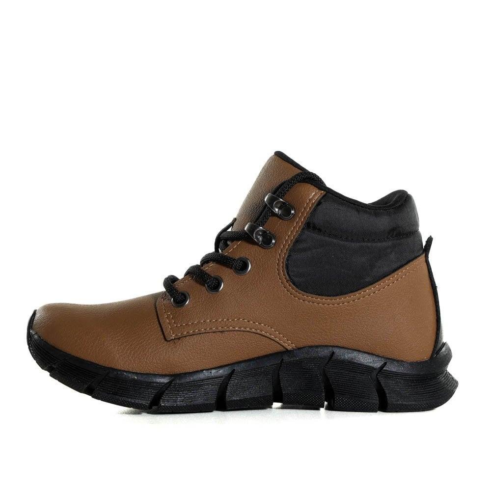 Bota Infantil Menino Ortopé 23110056 Caramelo Marrom 2