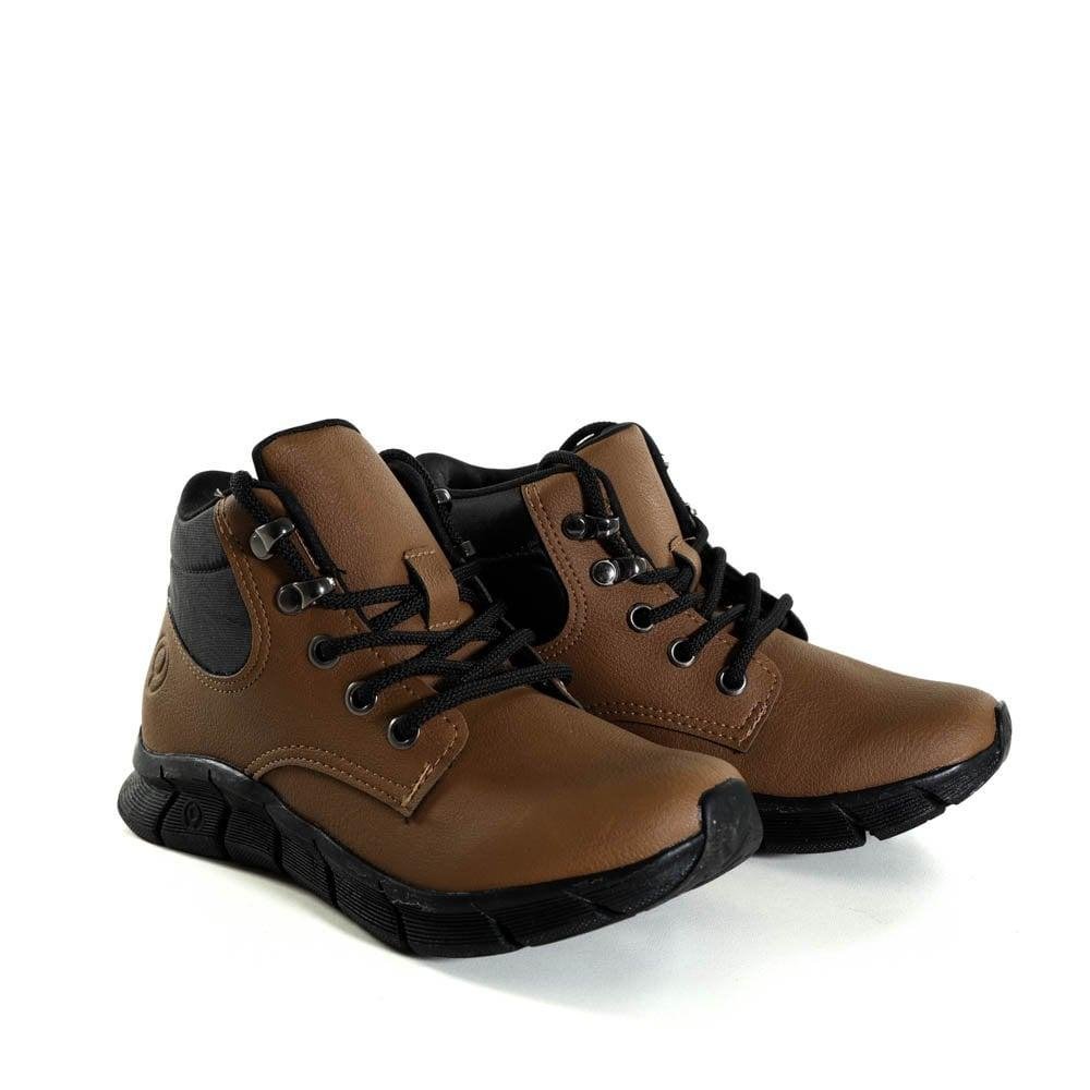 Bota Infantil Menino Ortopé 23110056 Caramelo Marrom 3