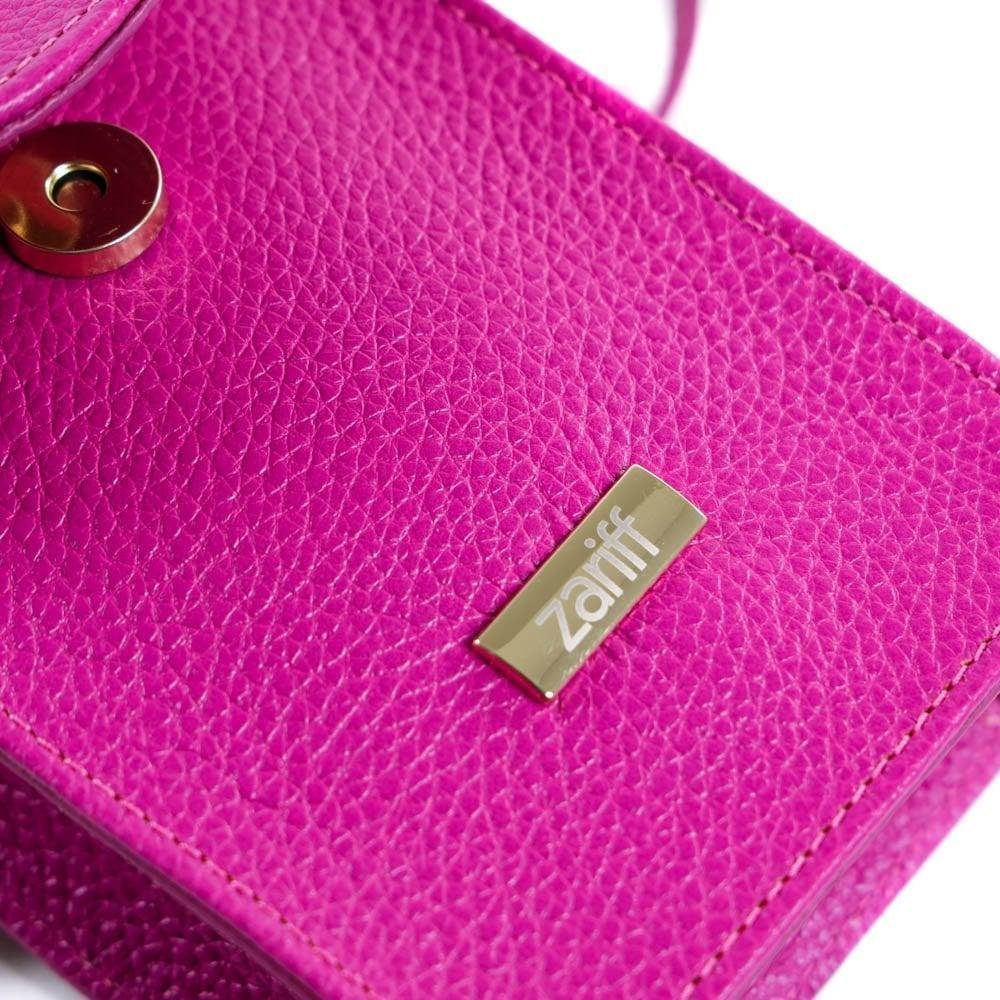 Bolsa Feminina Tiracolo Zariff 1063 Pink Rosa 4