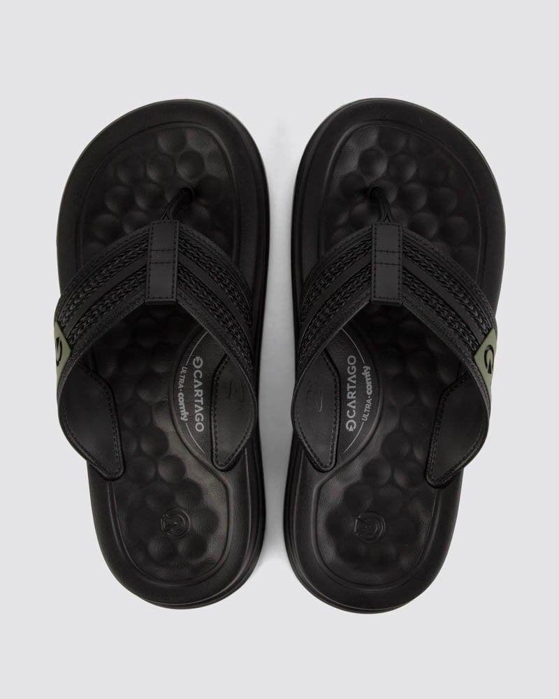 Chinelo Cartago Kids Santiago 12209 Masculino 2032 Preto 3