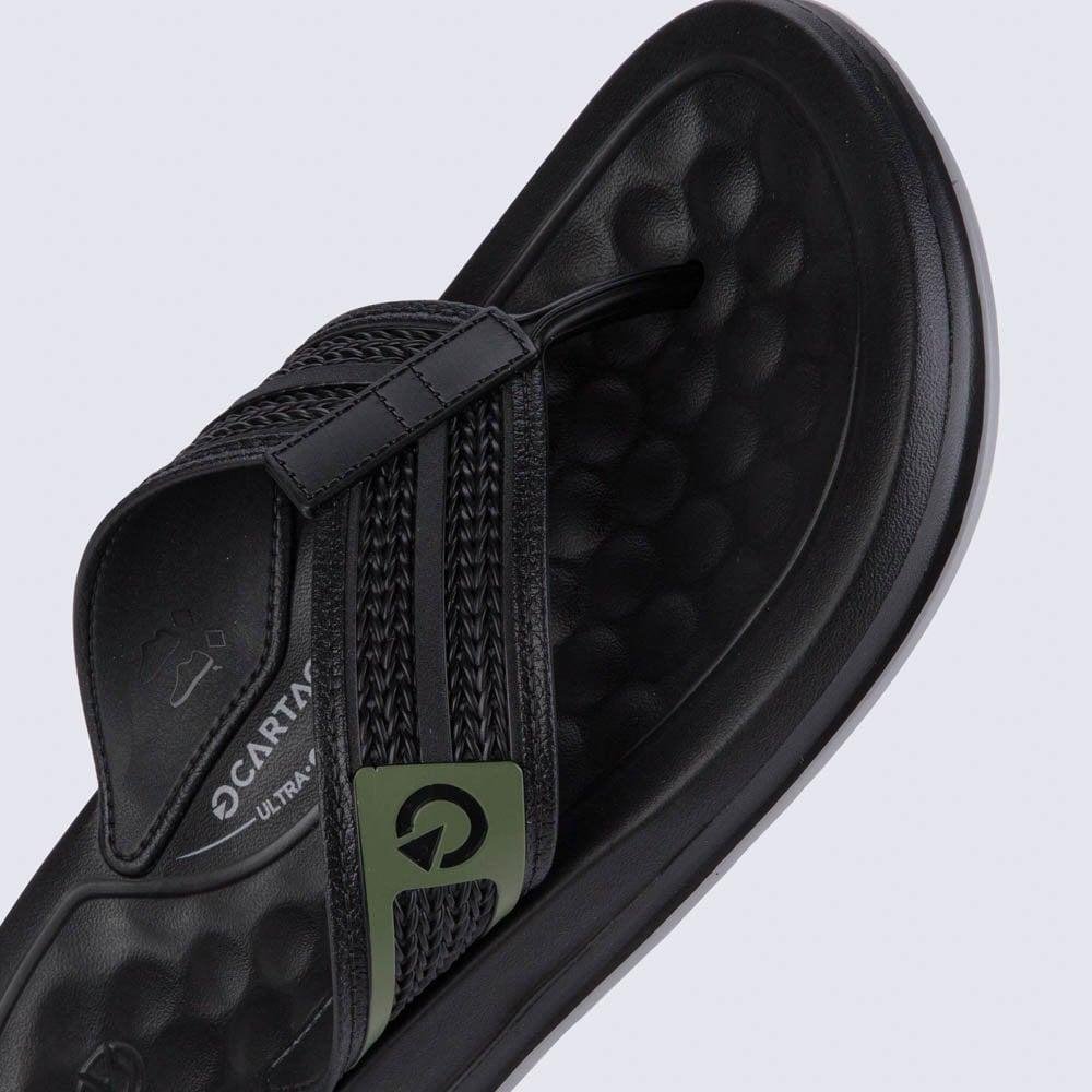 Chinelo Cartago Kids Santiago 12209 Masculino 2032 Preto 4