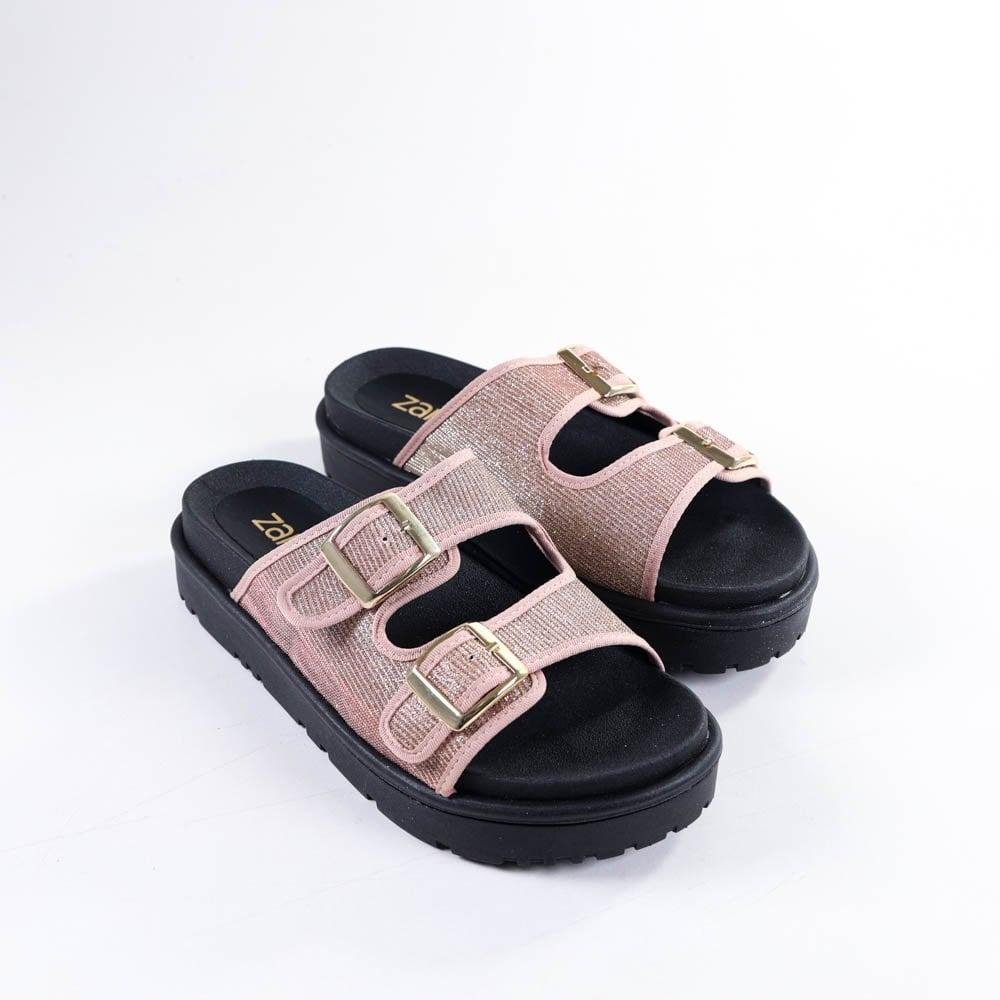 Sandália Feminina Zariff 1819-06 Ouro Dourado 3