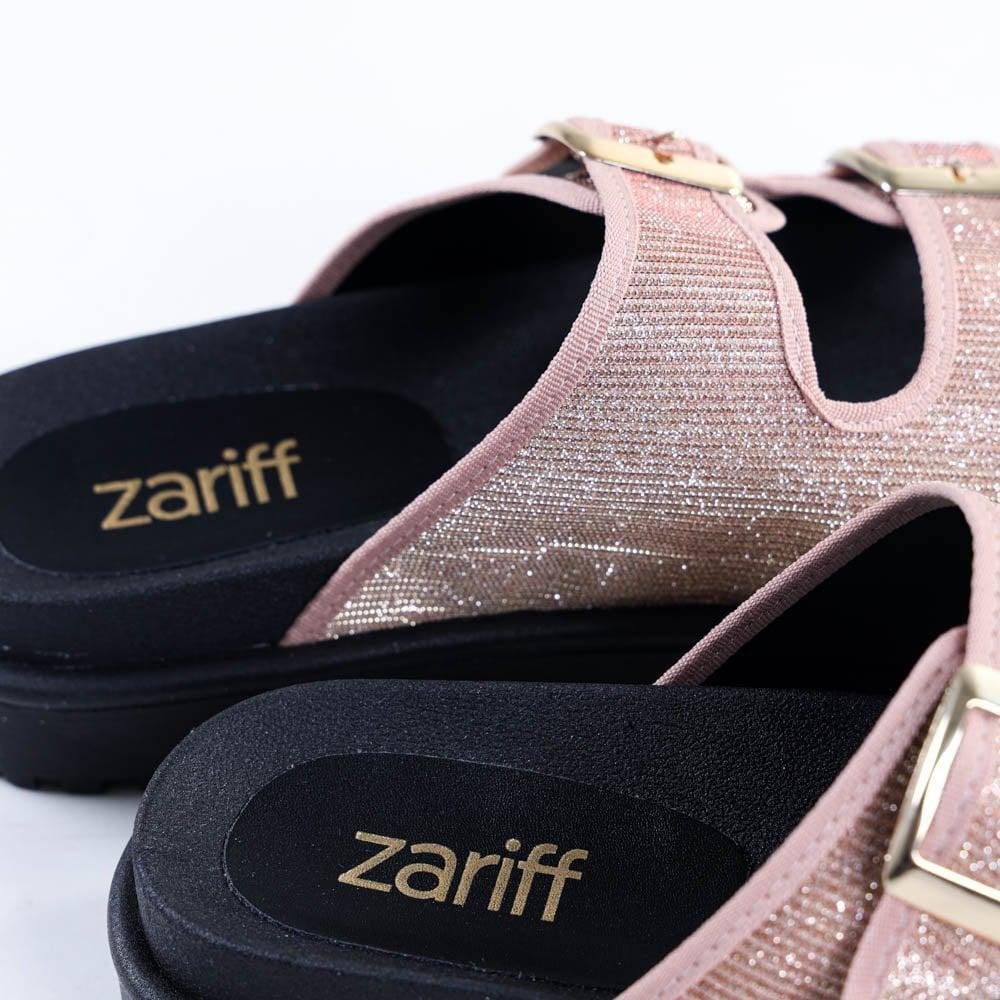 Sandália Feminina Zariff 1819-06 Ouro Dourado 5