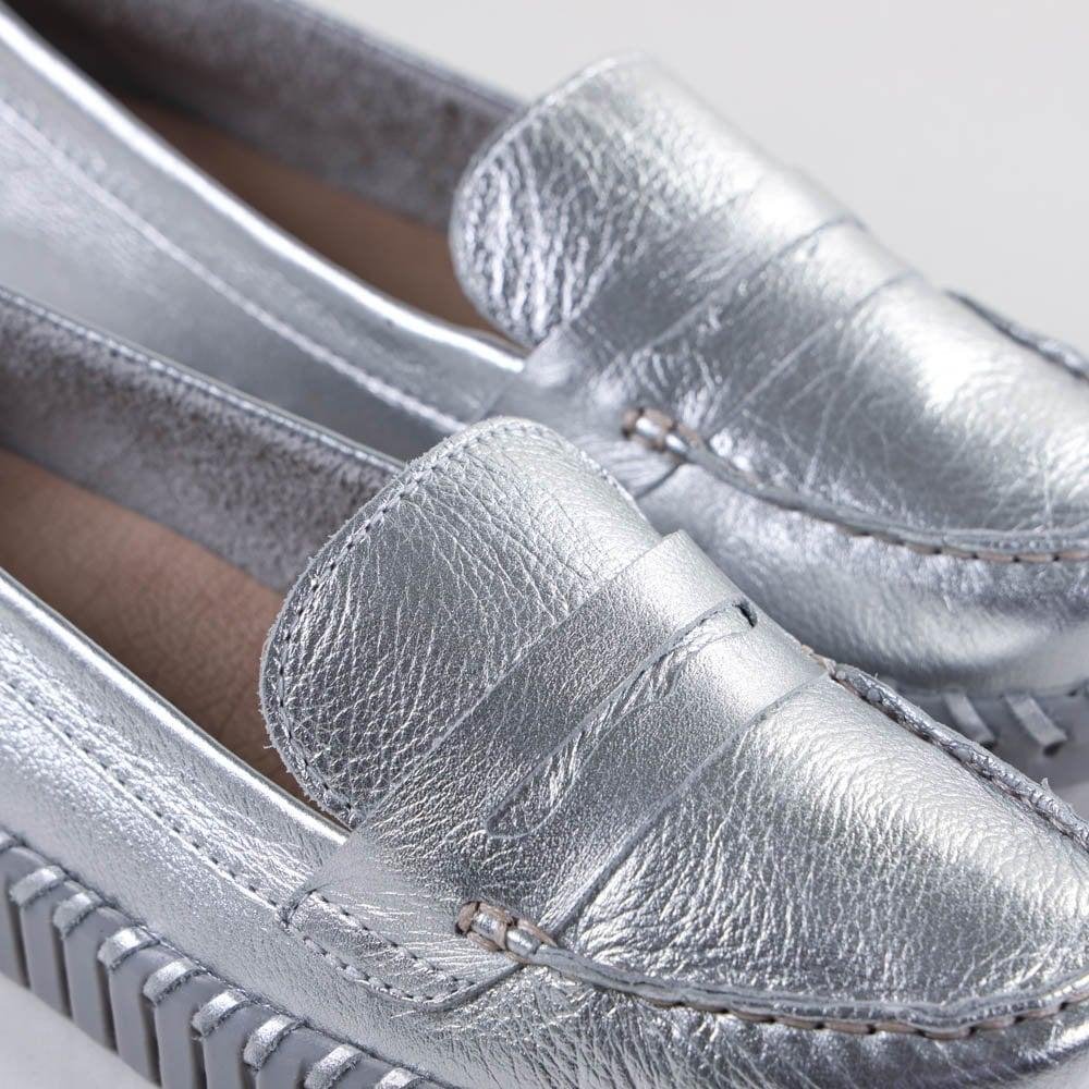 Mocassim Feminino Bottero 354122 Prata Prata 4