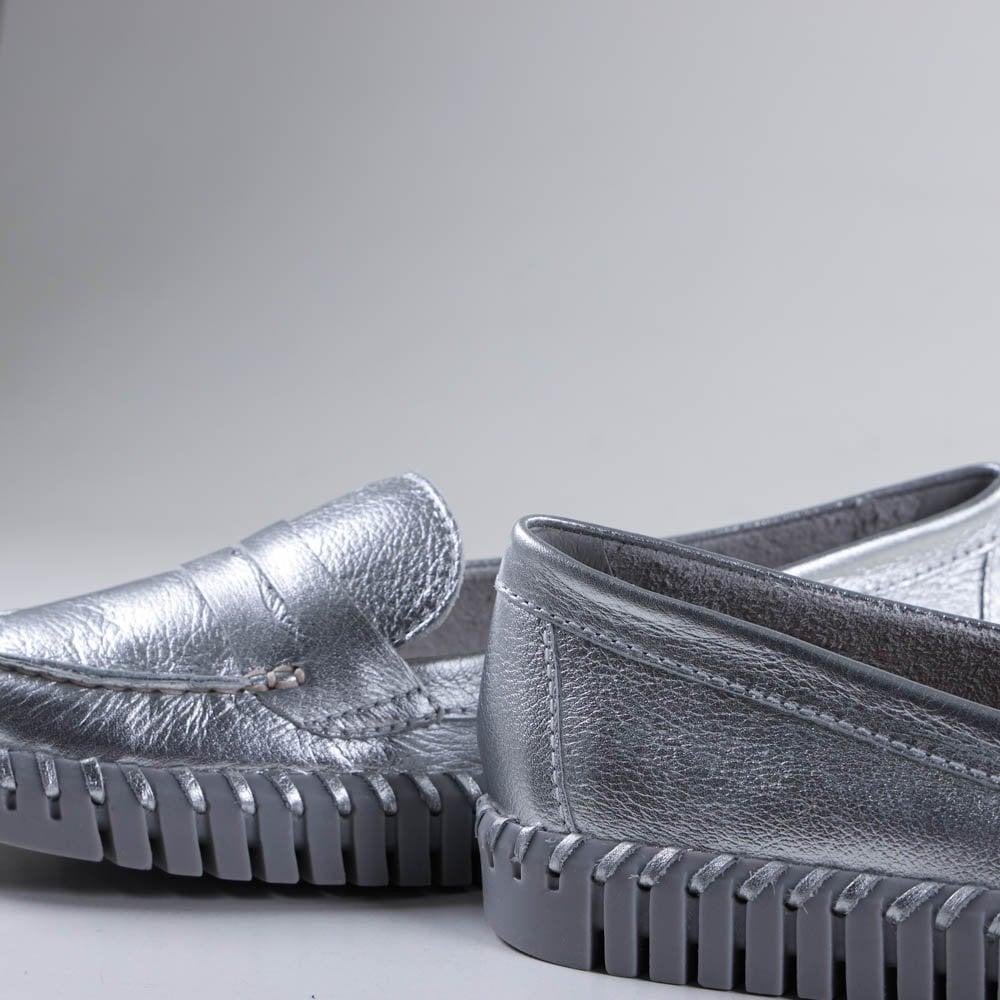 Mocassim Feminino Bottero 354122 Prata Prata 5