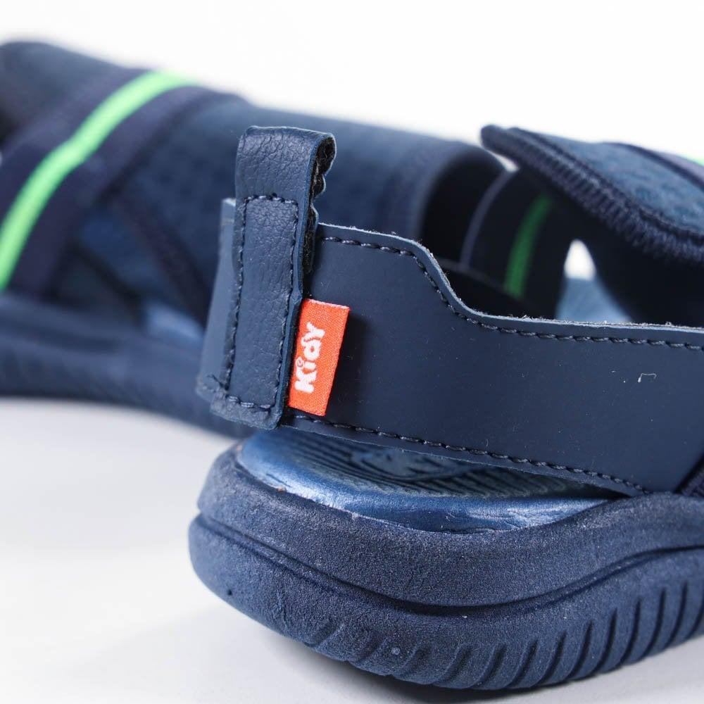 Sandália Infantil Kidy Marinho/Verde Azul 4