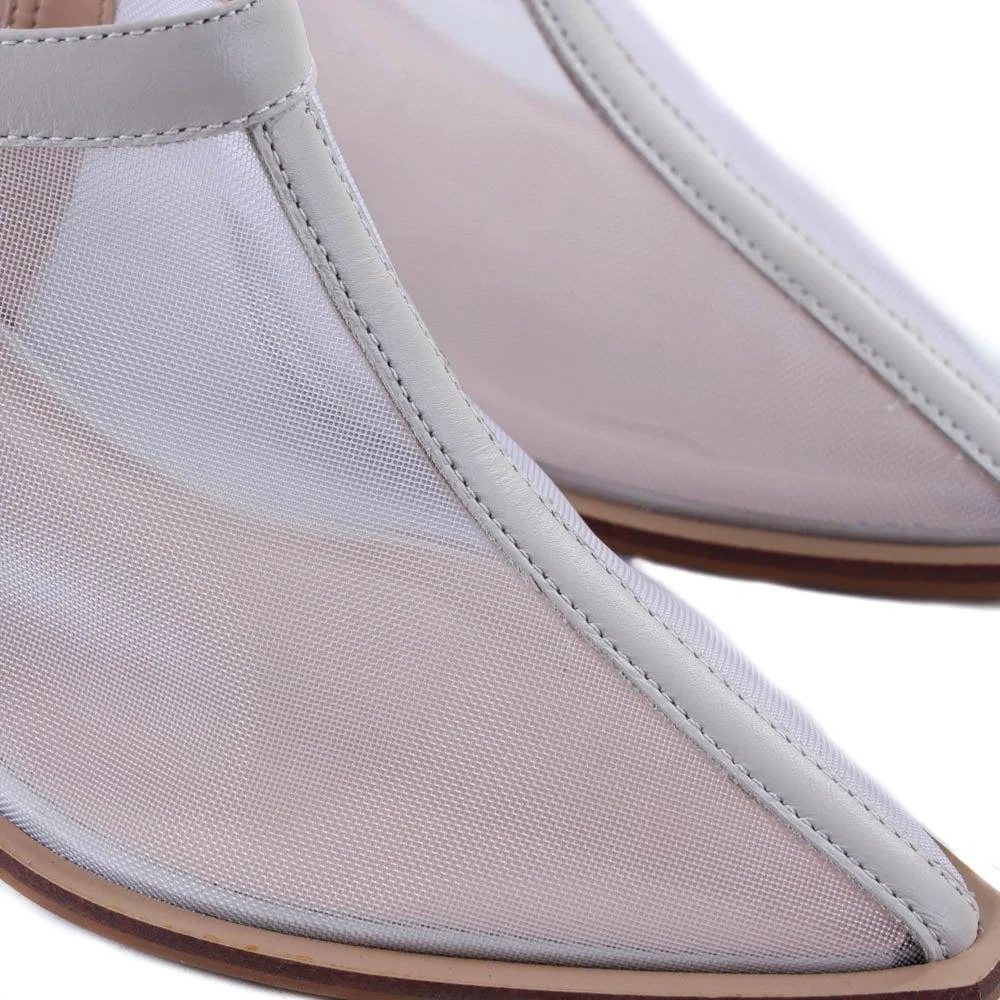 Sapato Feminino Zariff 71400 Off White Branco 4