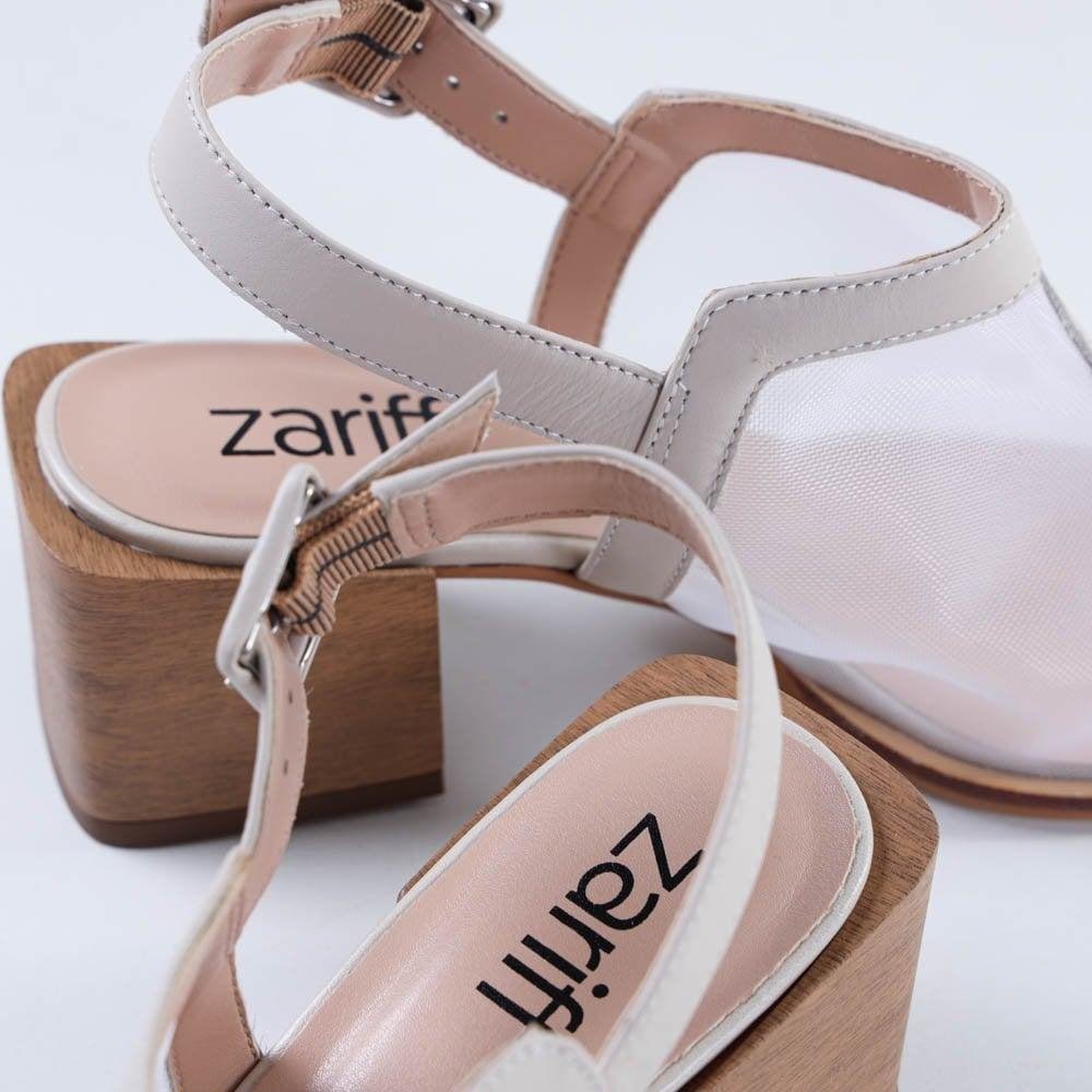 Sapato Feminino Zariff 71400 Off White Branco 6