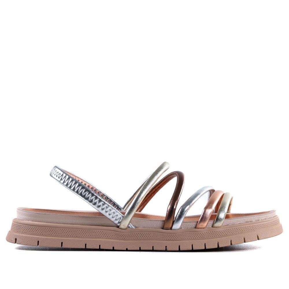 Sandália Feminina Dakota Y6174 Champagne