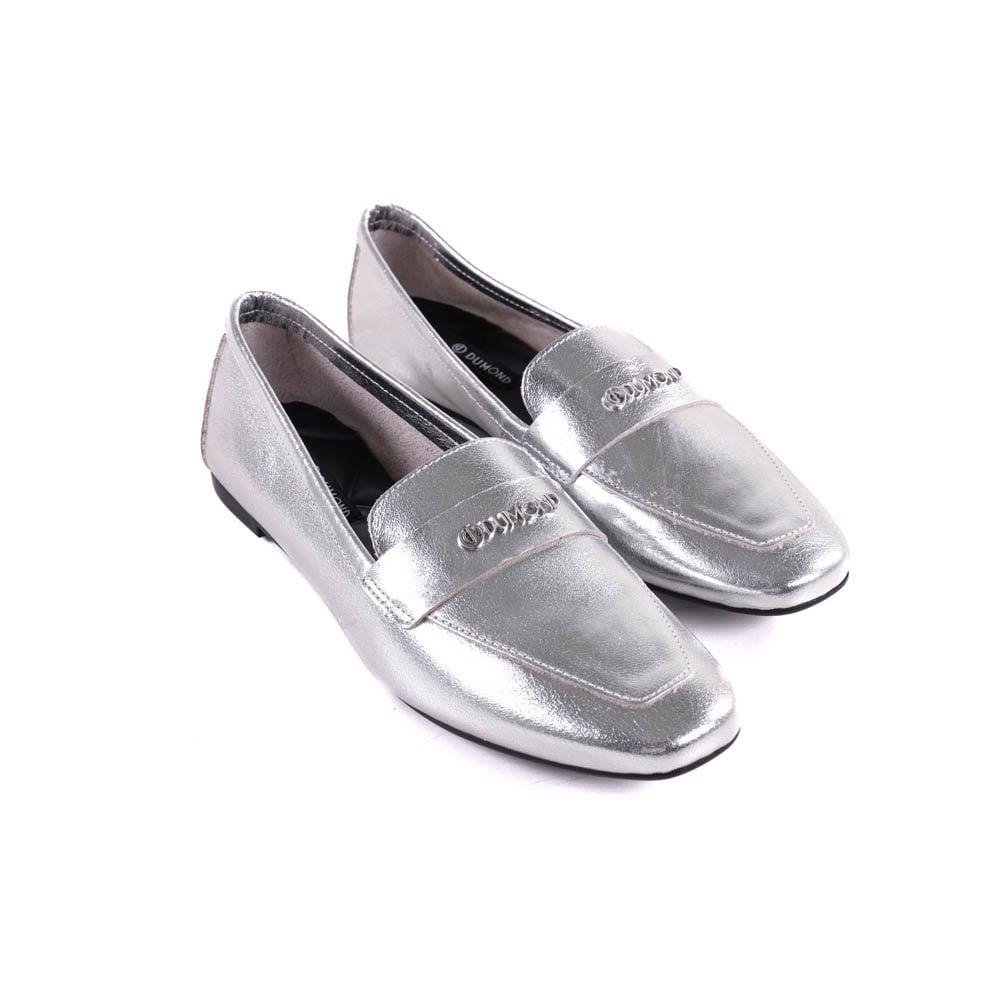 Loafer Dumond 4118774 Feminino Prata 3