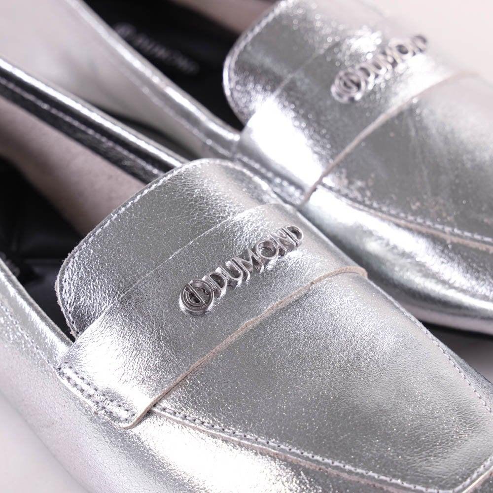 Loafer Dumond 4118774 Feminino Prata 4