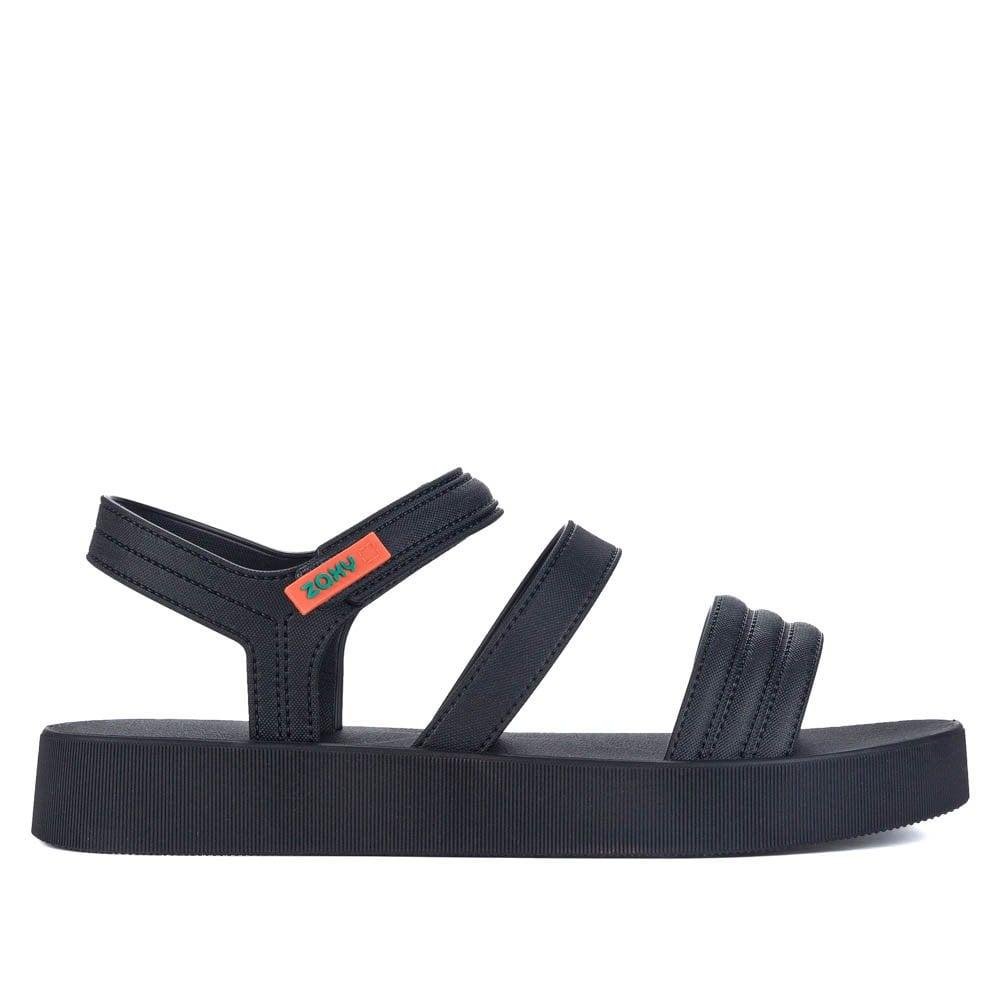 Sandália Feminina Zaxy 18825 Preto Preto