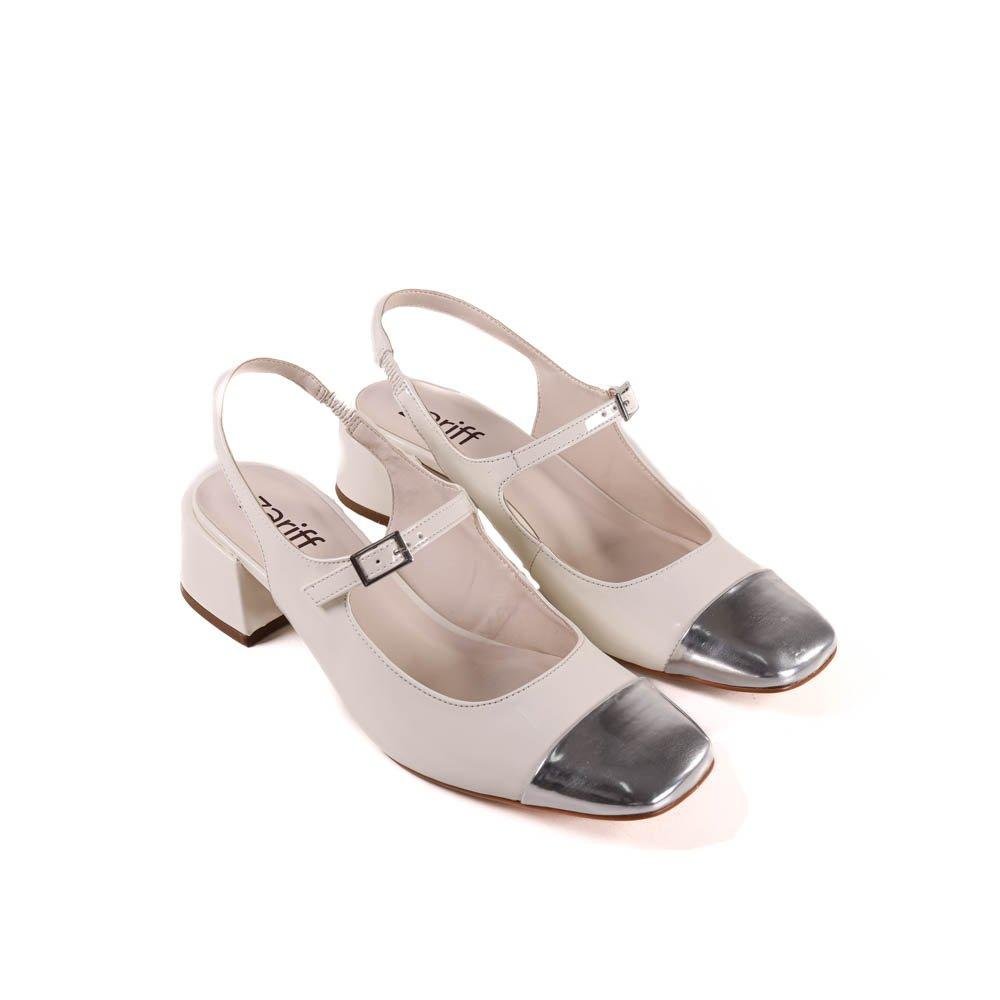 Sapato Feminino Chanel Zariff 7300506 Baunilha Bege 3
