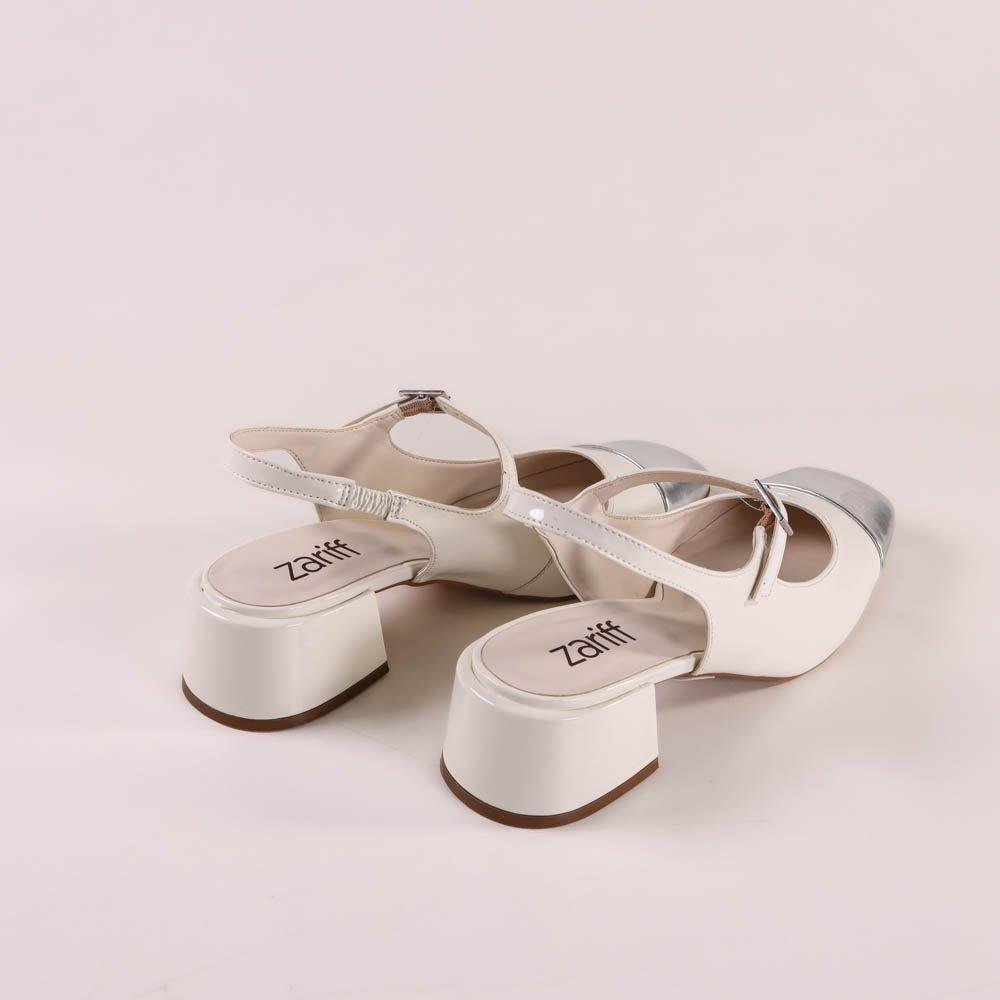 Sapato Feminino Chanel Zariff 7300506 Baunilha Bege 4