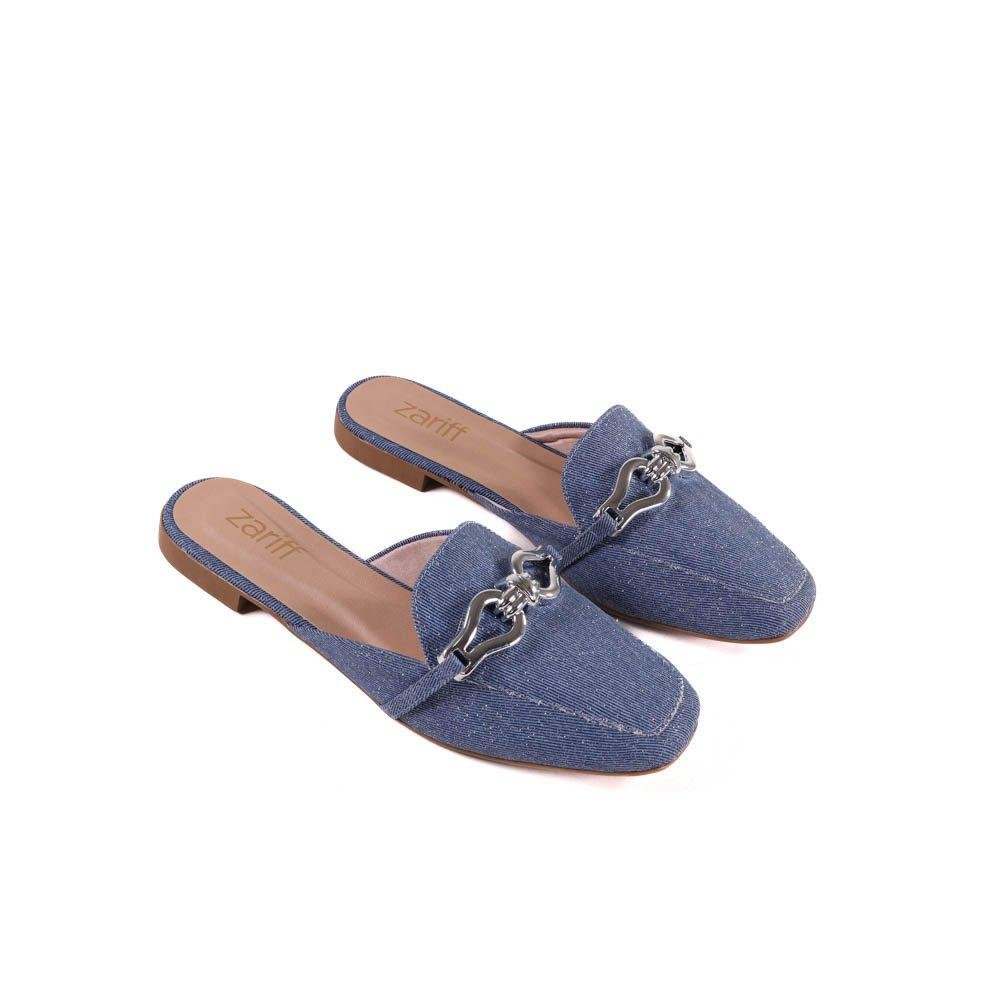 Sapato Feminino Mule Zariff 11126069 Jeans Azul 3