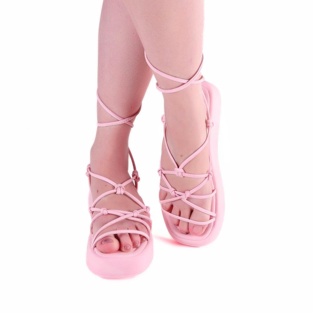 Sandália Feminina Amarração Ramarim 2339224 Pink Rosa 5