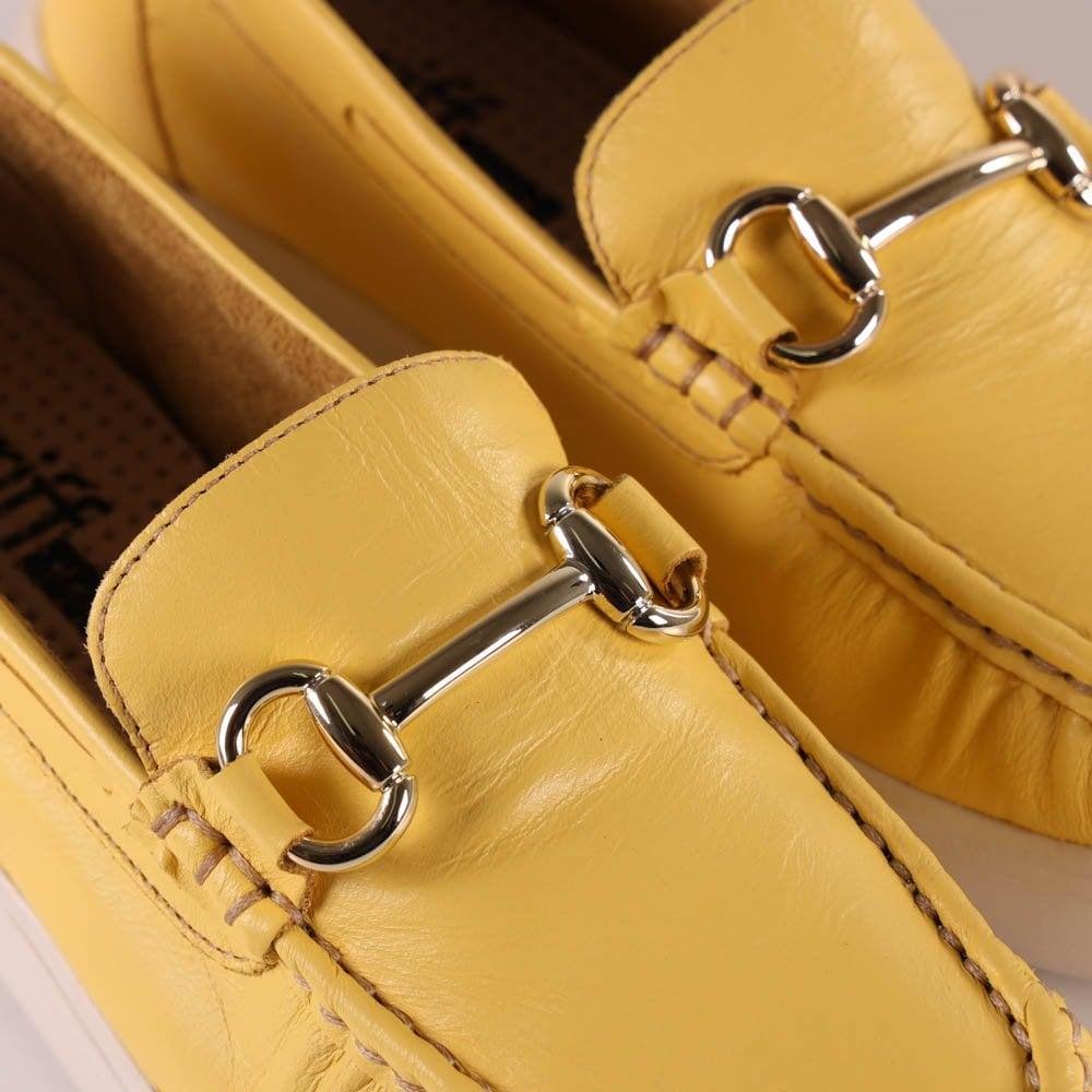 Mocassim Feminino Zariff 950 Ambar Amarelo 5