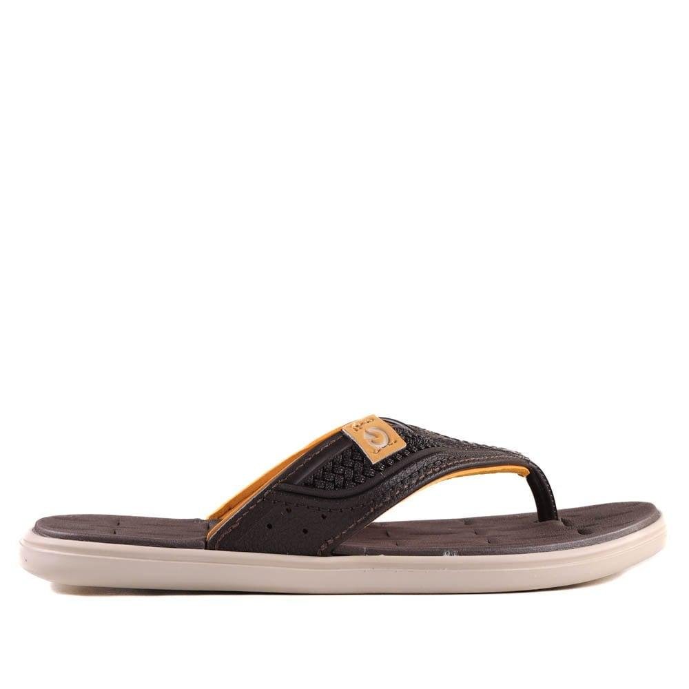 Chinelo Infantil Cartago Bege/Marrom/Amarelo Multicores 1