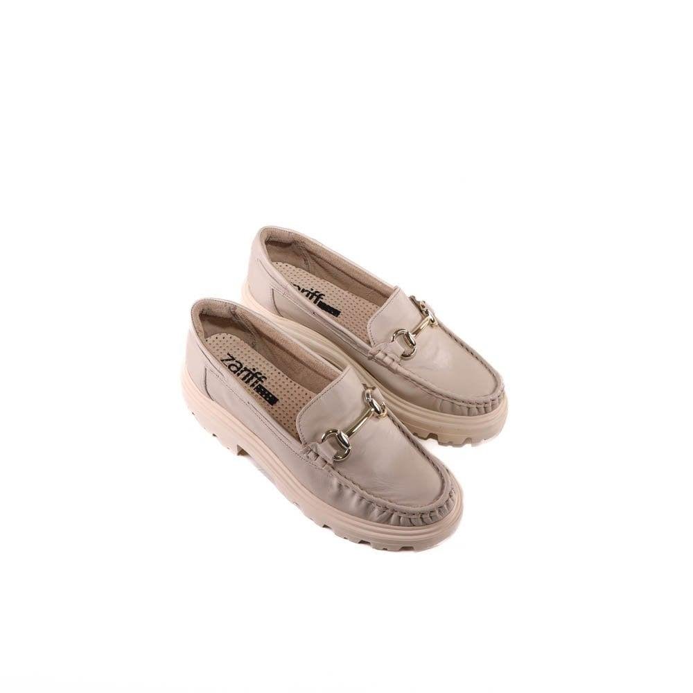 Mocassim Feminino Zariff Nude Bege 3