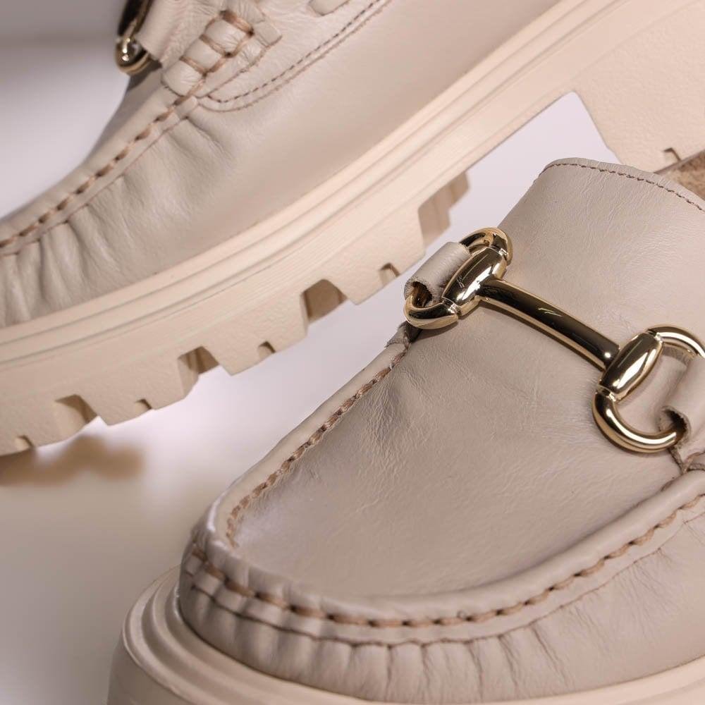 Mocassim Feminino Zariff Nude Bege 5