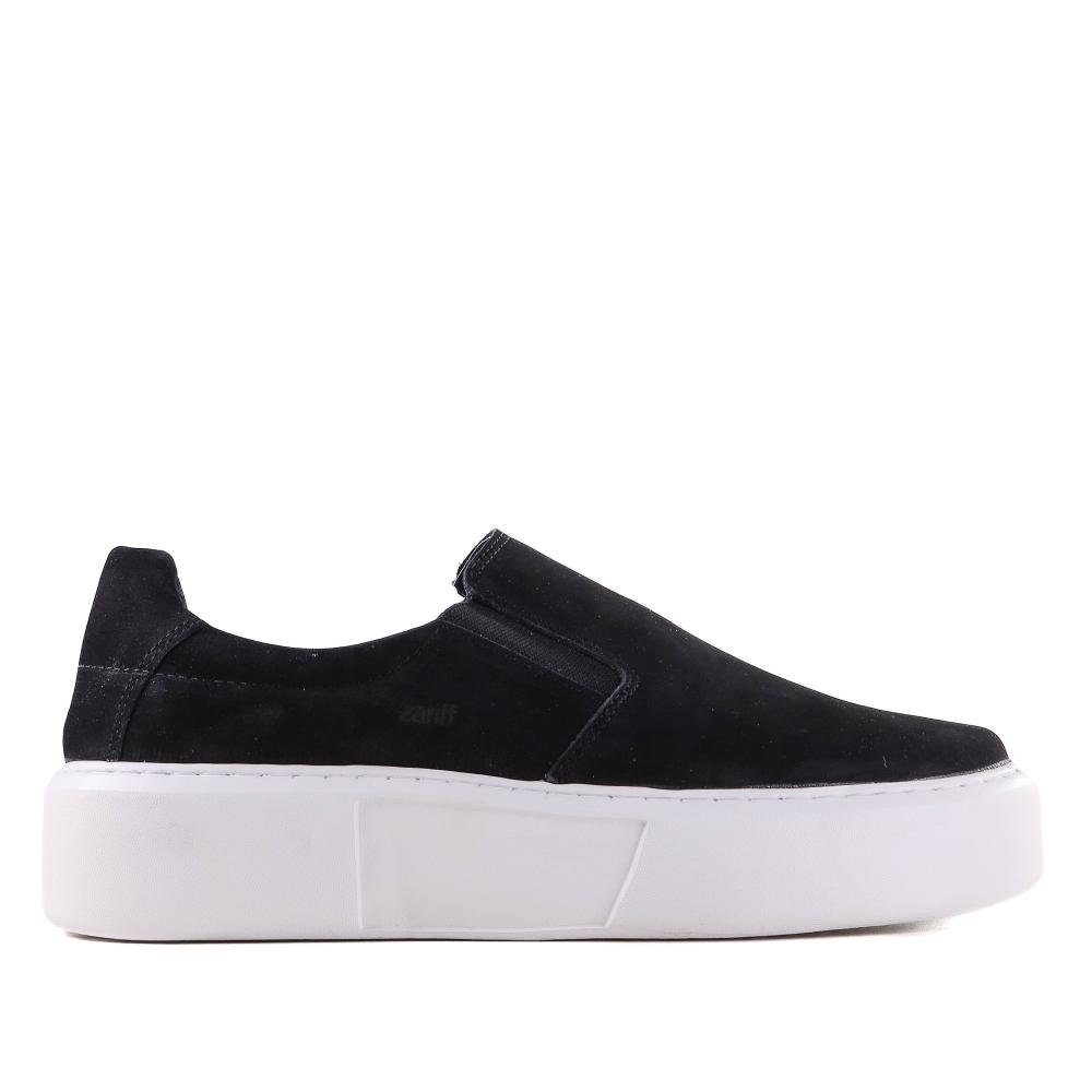 Tênis Masculino Slip On Zariff 2812 Preto Preto 1