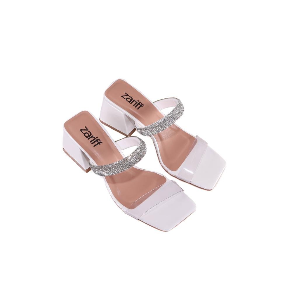 Tamanco Feminino Zariff 8995773 Branco Branco 3