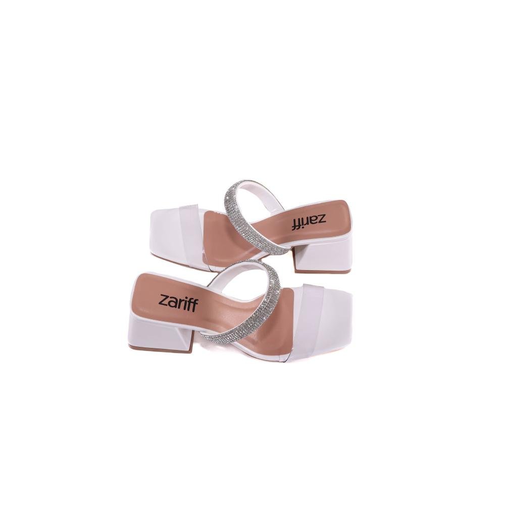 Tamanco Feminino Zariff 8995773 Branco Branco 4