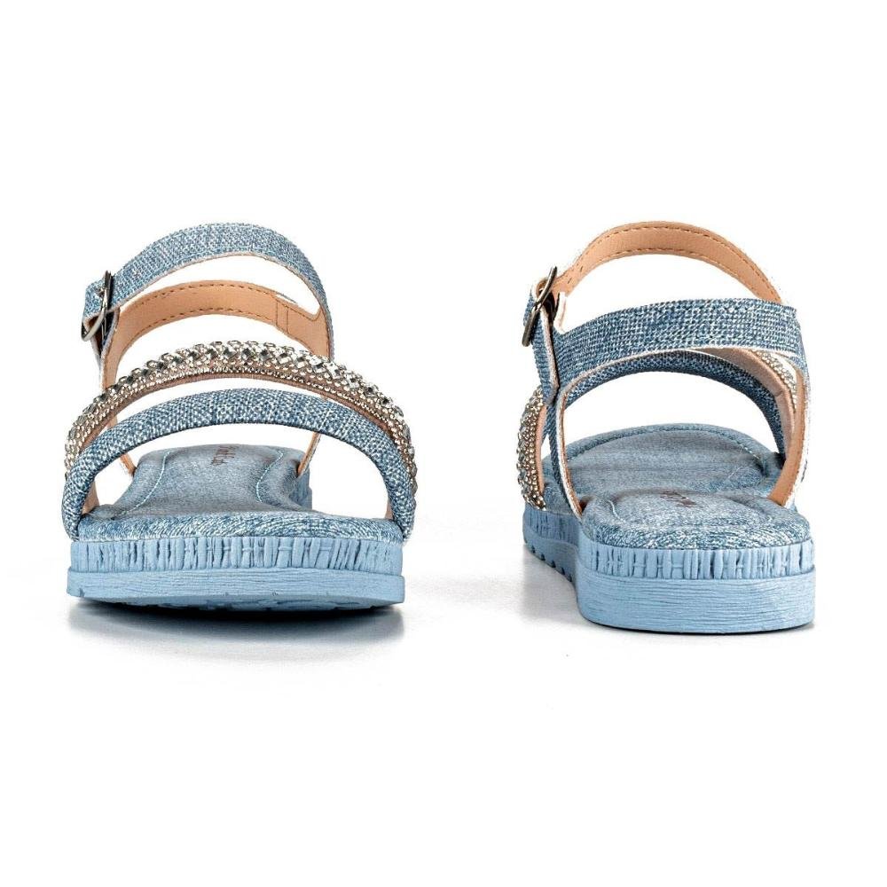 Sandália Infantil Menina Pink Cats Azul Azul 3