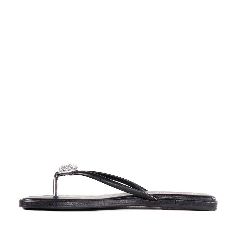 Rasteirinha Feminina Via Marte 23-20404 Preto Preto 2