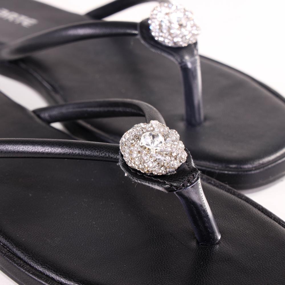 Rasteirinha Feminina Via Marte 23-20404 Preto Preto 5