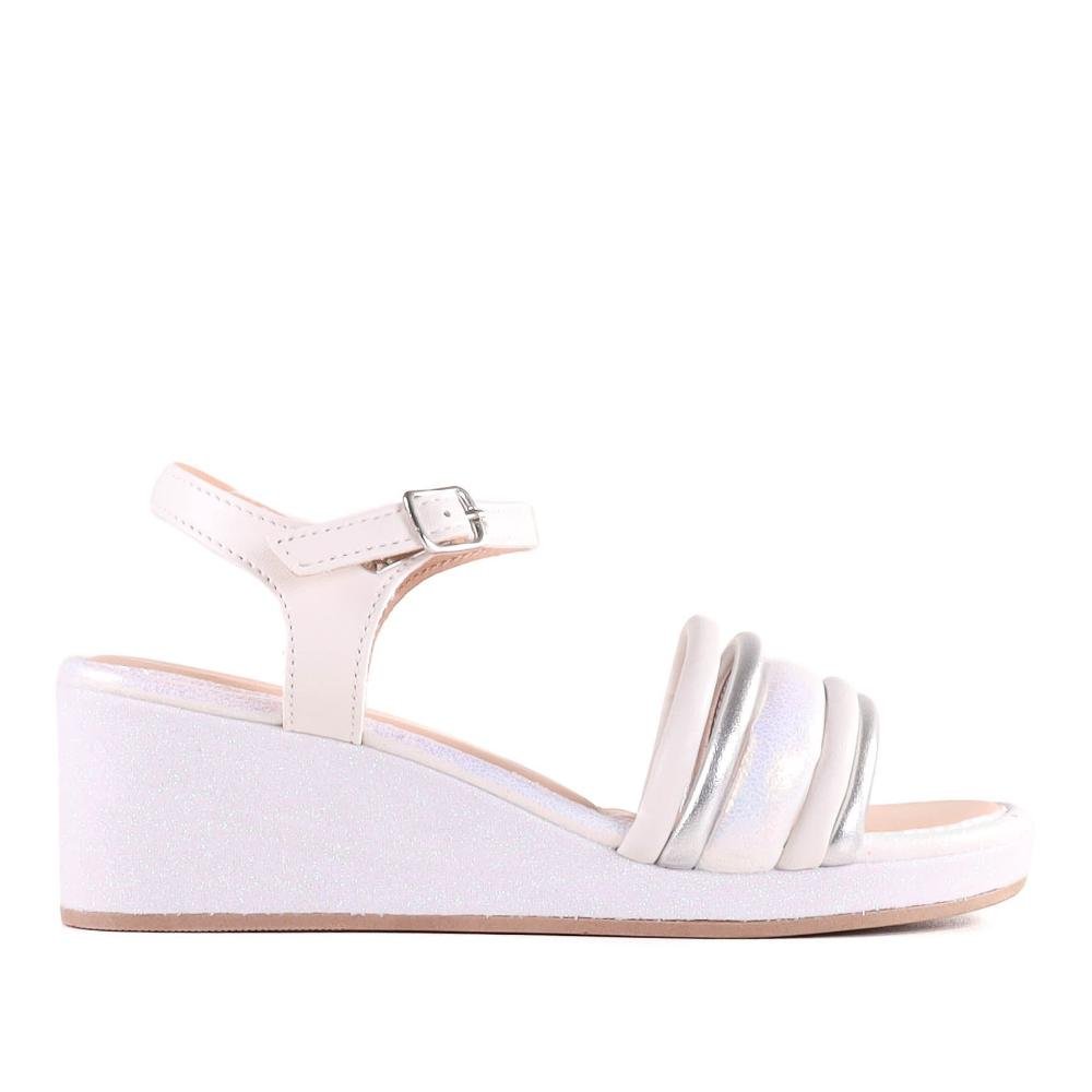 Sandália Infantil Menina Pink Cats V3773 Branco