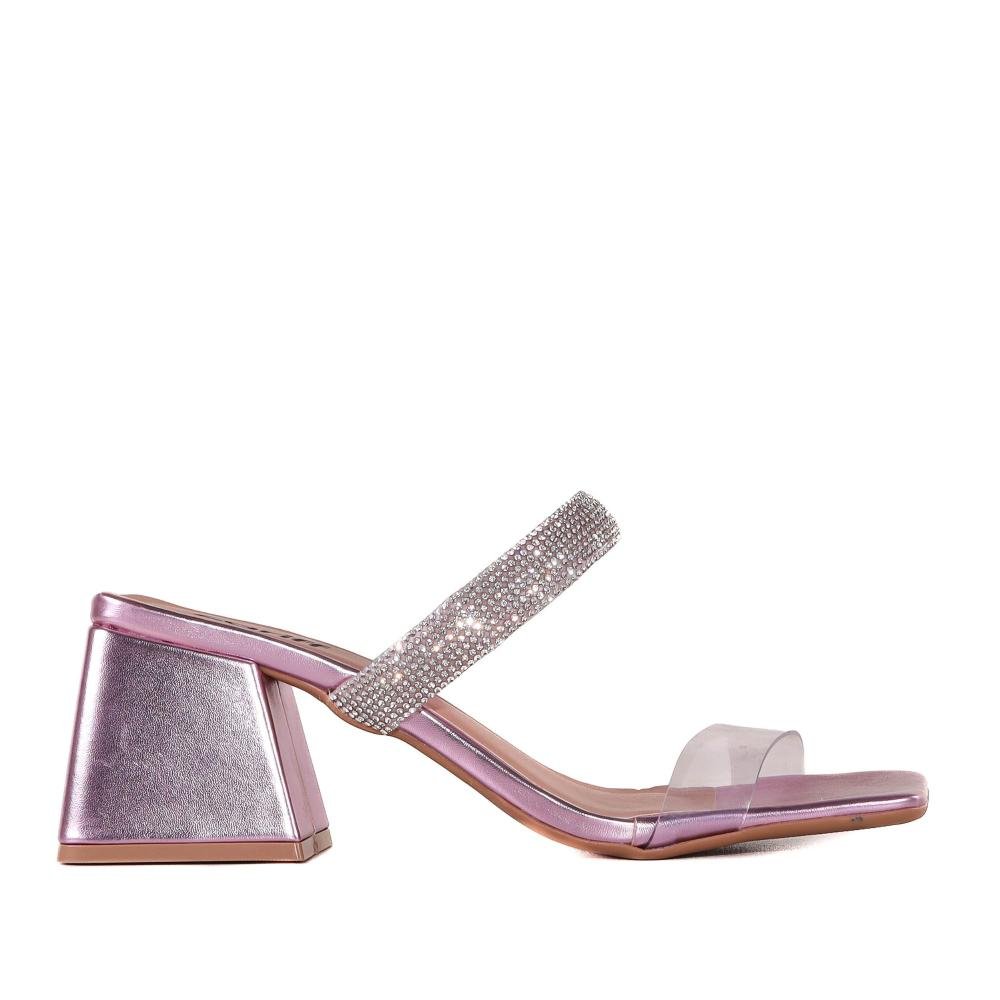 Tamanco Feminino Zariff Rosa Rosa 1