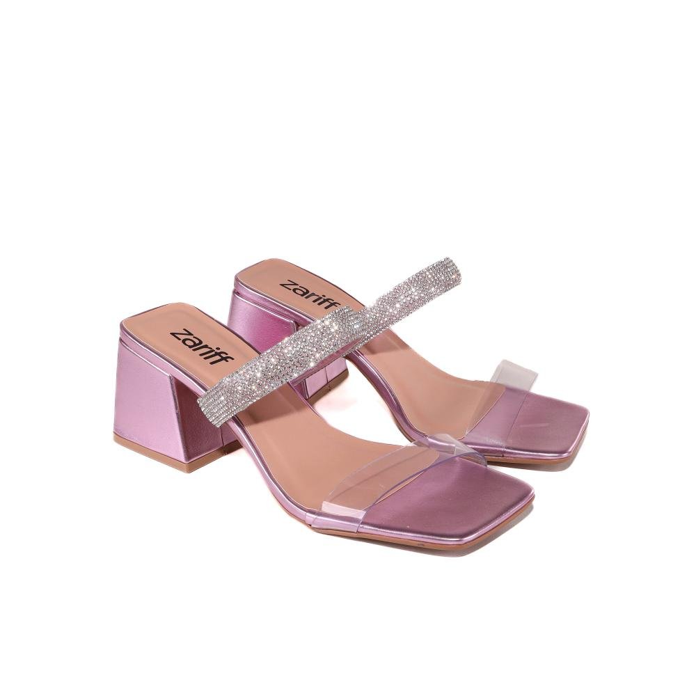 Tamanco Feminino Zariff Rosa Rosa 3