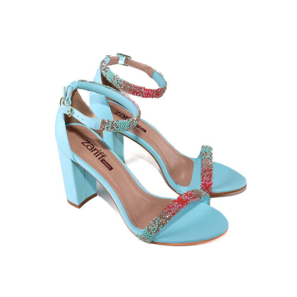 Sandália Zariff 1261386 Feminino Azul 3