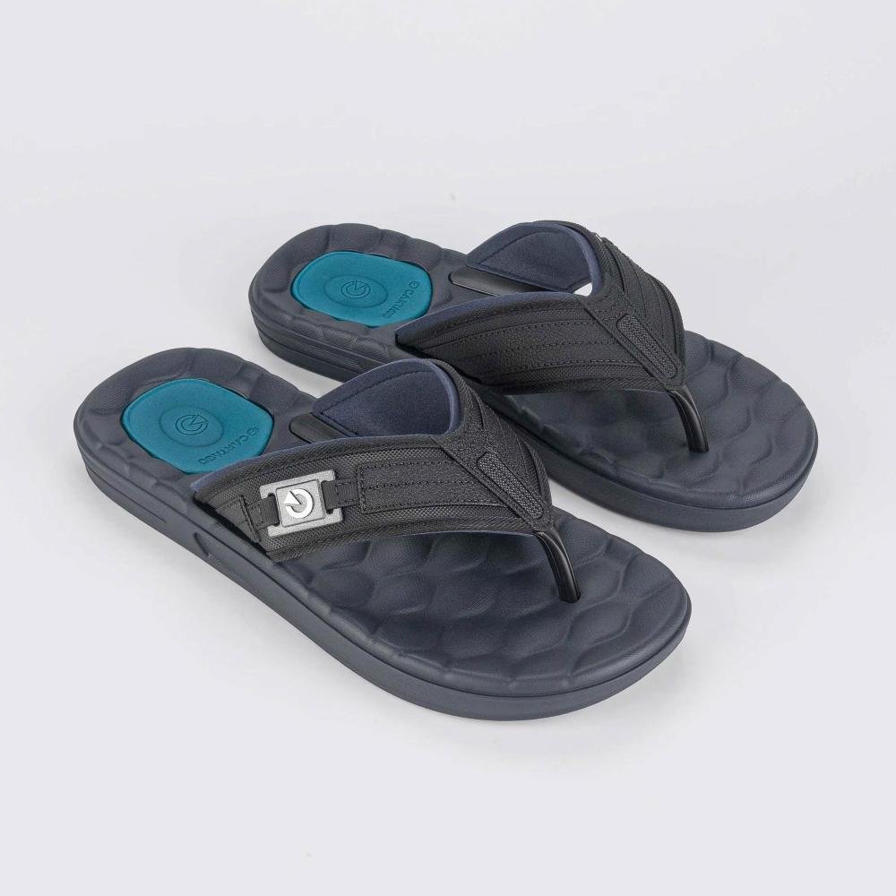 Chinelo Masculino Cartago Azul/Preto Preto 2