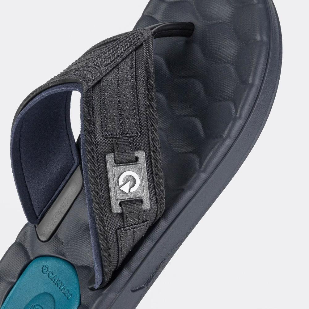 Chinelo Masculino Cartago Azul/Preto Preto 3