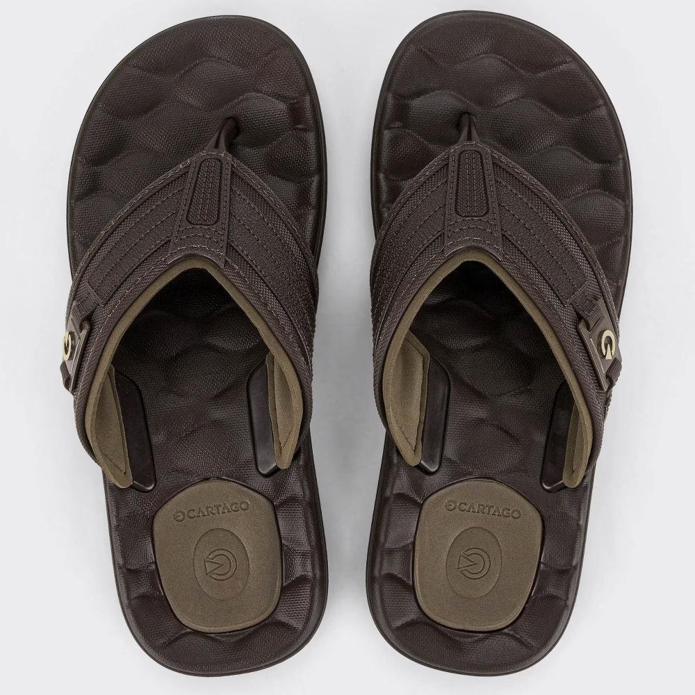 Chinelo Cartago Kids 7010703861641 Masculino 2032 Marrom 4