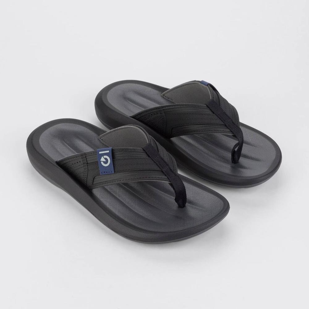 Chinelo Masculino Cartago Luxemburgo Cinza/Preto Preto 2