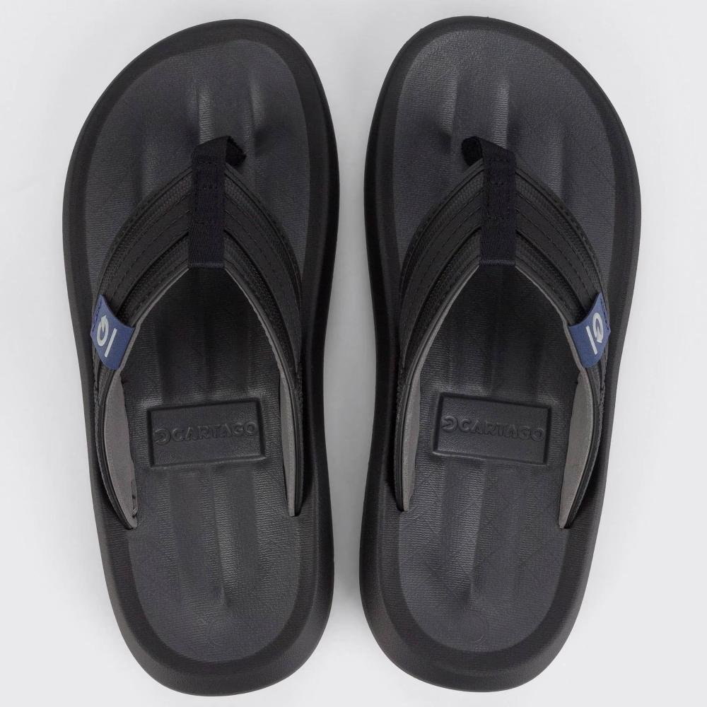 Chinelo Masculino Cartago Luxemburgo Cinza/Preto Preto 4