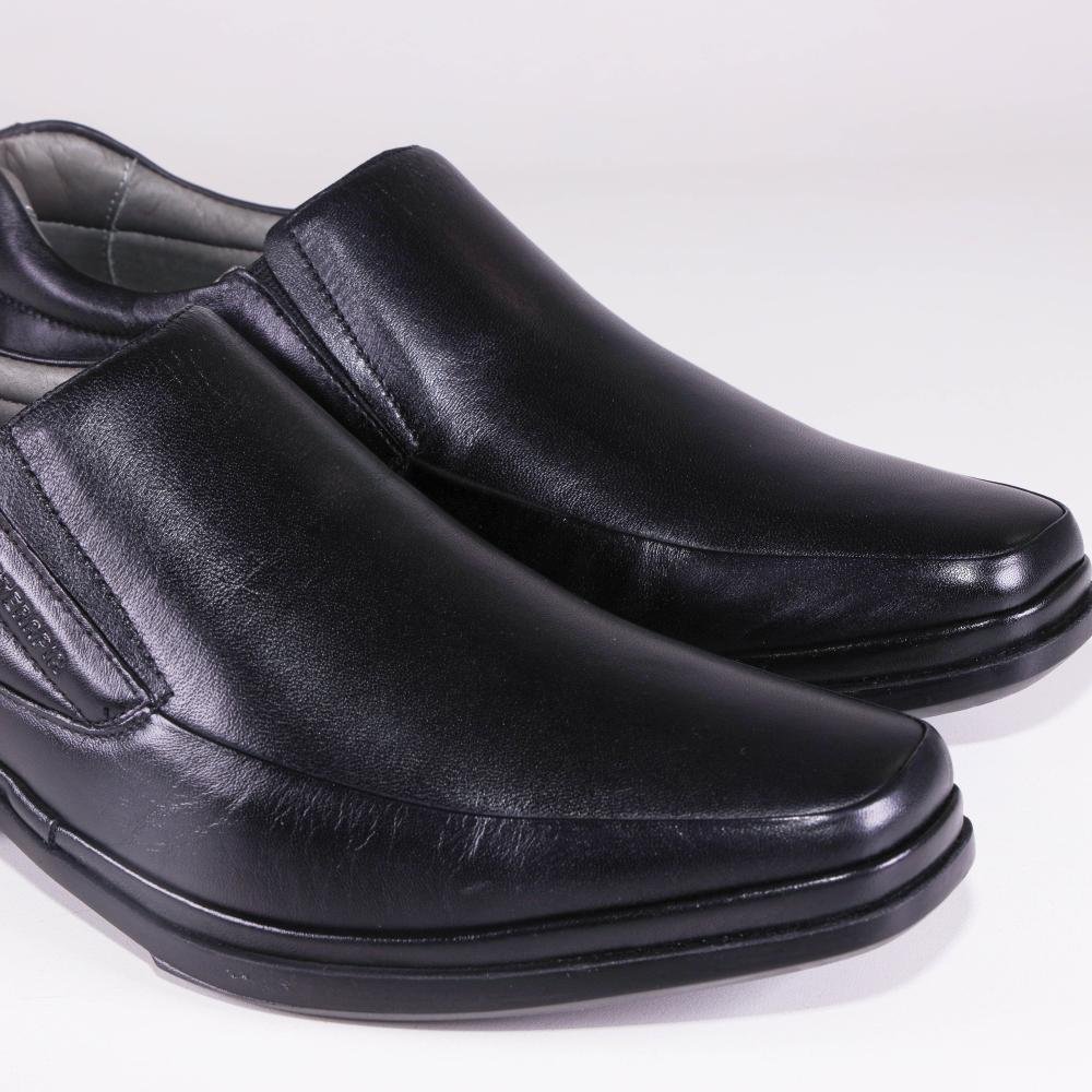 Sapato Masculino Leve Terapia 44501 Preto Preto 5