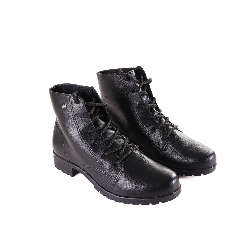 Coturno Feminino Via Marte 031-001-01 Preto Preto 3