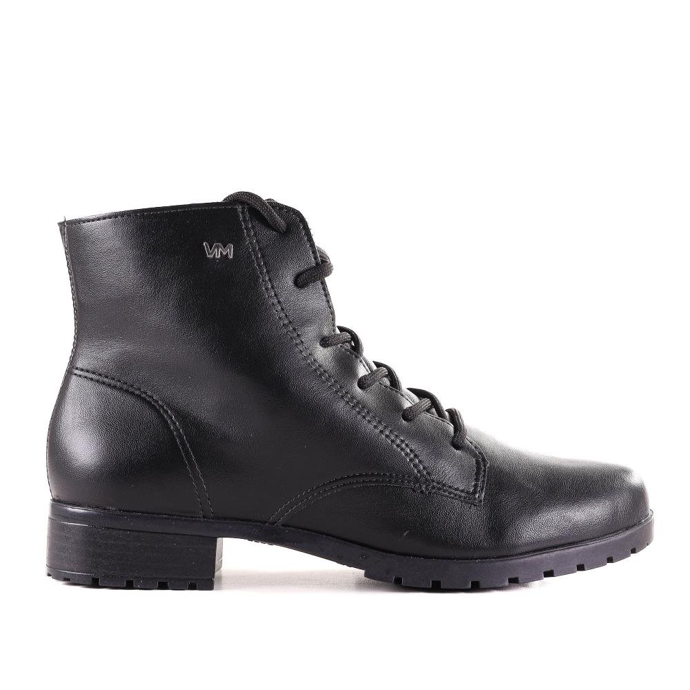 Coturno Feminino Via Marte 031-001-01 Preto Preto 1