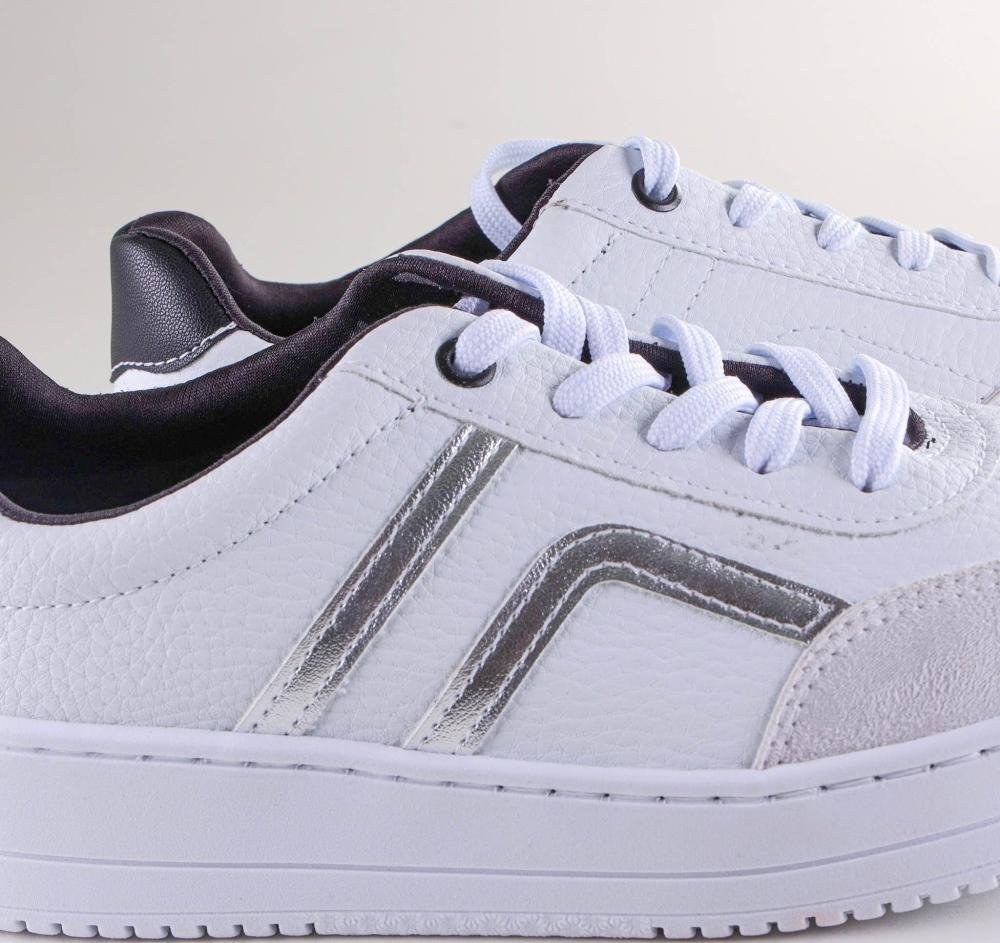 Tênis Ramarim Feminino Casual 2491103 Branco/Prata Branco 11