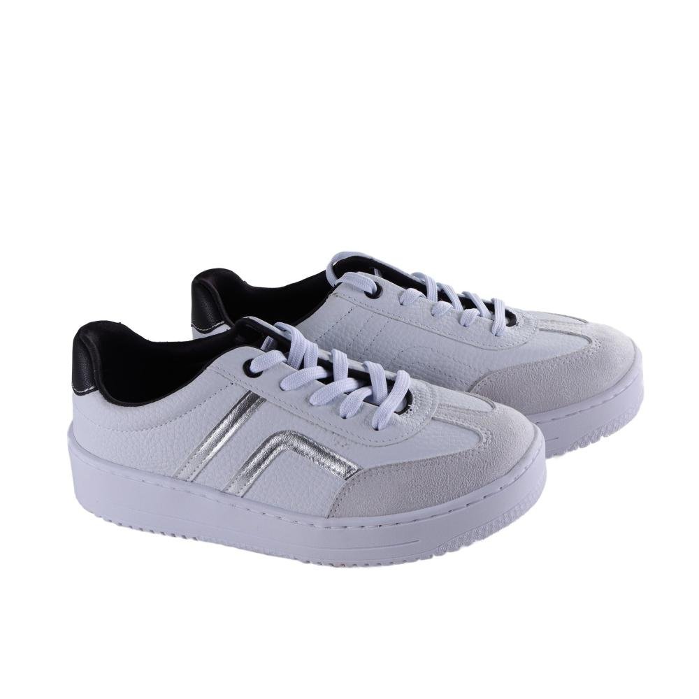 Tênis Ramarim Feminino Casual 2491103 Branco/Prata Branco 3