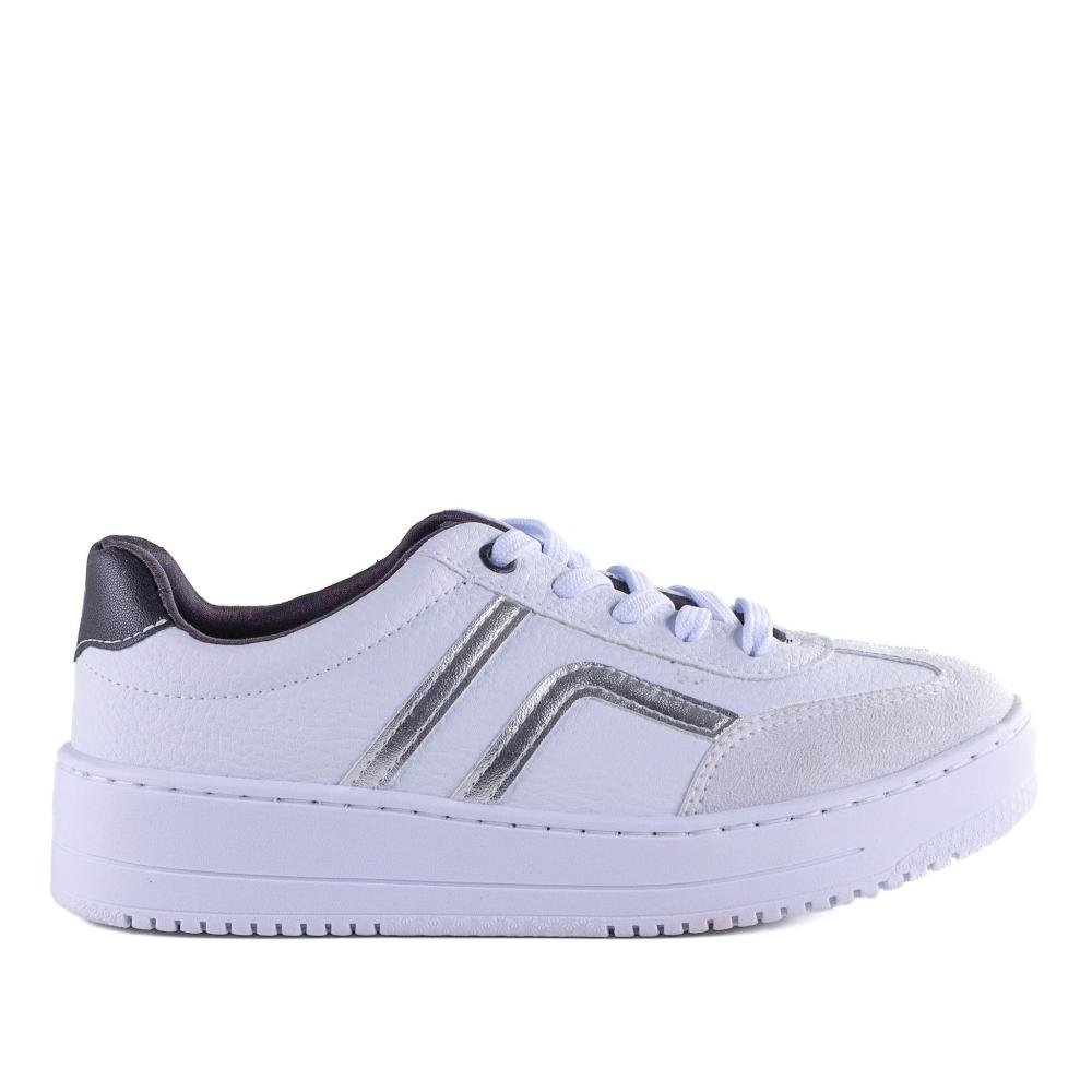 Tênis Ramarim Feminino Casual 2491103 Branco/Prata Branco 8